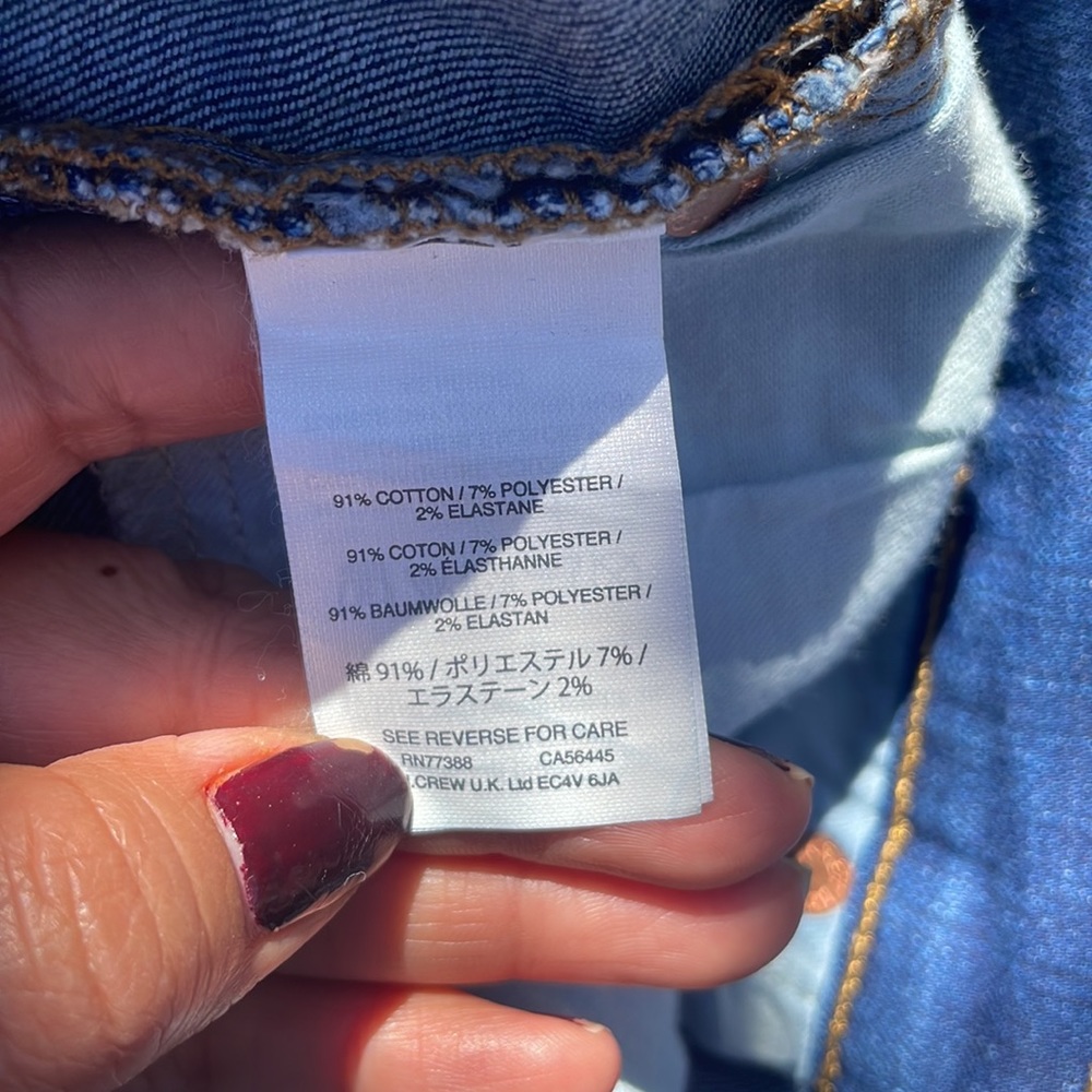 J.Crew Denim Raw Hem Shorts - Picture 4 of 4